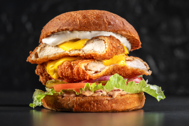 Der Hähnchen Burger