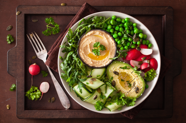 Der vegetarische Bowl 