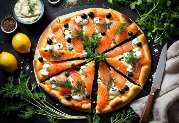 Norwegische Pizza
