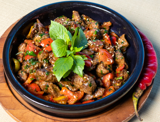 Rindfleisch- und Gemüse-Curry