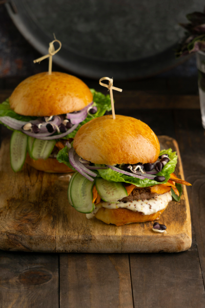 Der vegetarische Burger