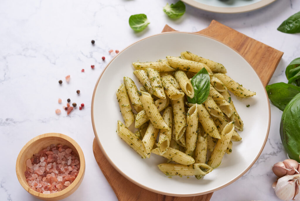 Pasta mit italienischem Pesto